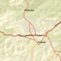 Halver Street Map