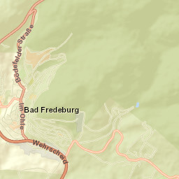 Bad Fredeburg Street Map