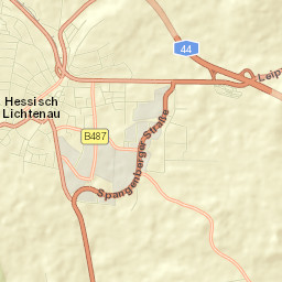 Hessisch Lichtenau Street Map