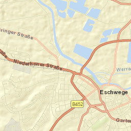 Eschwege Street Map