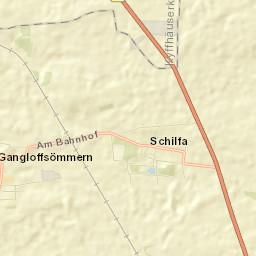 Gangloffsömmern Street Map