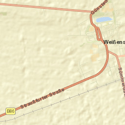 Weißensee Street Map