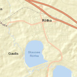 Rötha Street Map
