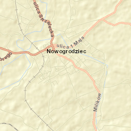 Nowogrodziec Street Map