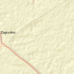 Zagrodno Street Map
