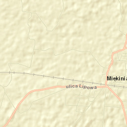 Miękinia Street Map