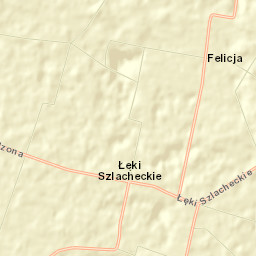 Łęki Szlacheckie Street Map