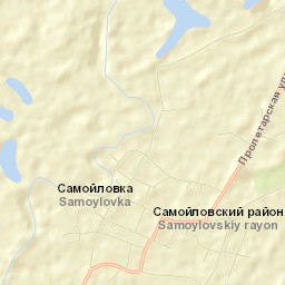 Samoylovka Street Map