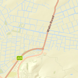 Maiden Croft Lane, Glastonbury, Somerset Street Map