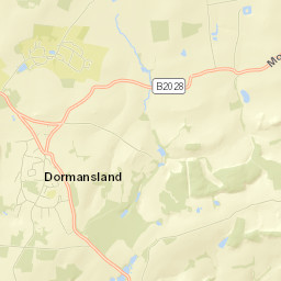 Dormansland Street Map