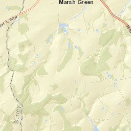 Moor Lane, Dormansland, Edenbridge Street Map