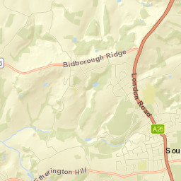 Constitutional Hill Road, Tunbridge Wells Street Map