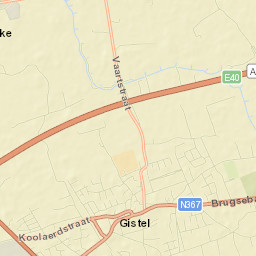 Gistel Street Map
