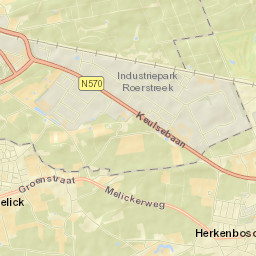 Herkenbosch Street Map