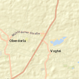 Oberdorla Street Map