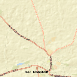 Bad Tennstedt Street Map
