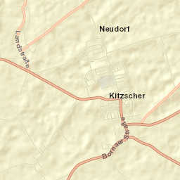 Kitzscher Street Map