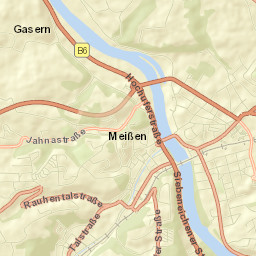 Meissen Street Map