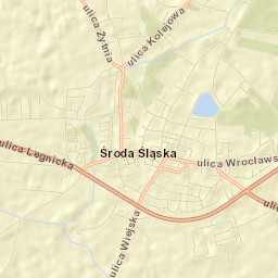 Środa Śląska Street Map