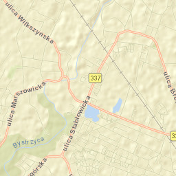 Stabłowice Street Map