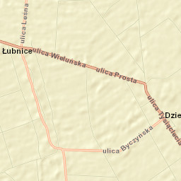 Łubnice Street Map