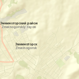 Zmeinogorsk Street Map