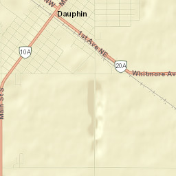 Dauphin Street Map