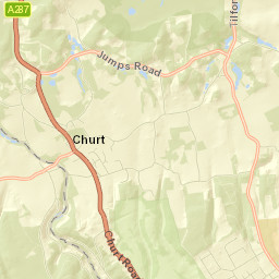 Churt Street Map