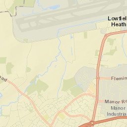 Langley Green Street Map