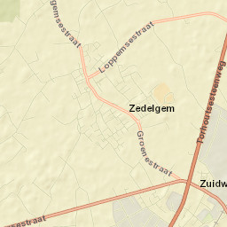 Zedelgem Street Map