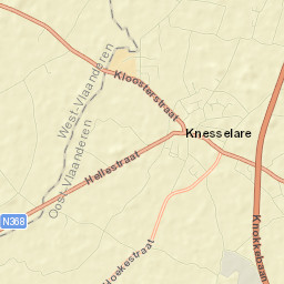 Knesselare Street Map