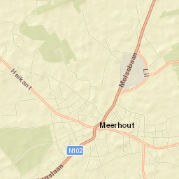 Meerhout Street Map