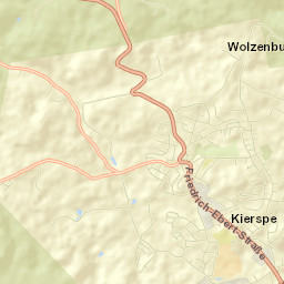Kierspe Street Map