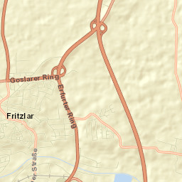 Fritzlar Street Map