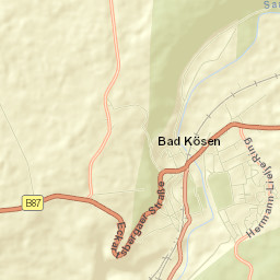 Bad Kösen Street Map