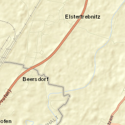 Elstertrebnitz Street Map