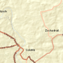 Colditz Street Map