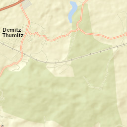 Demitz-Thumitz Street Map