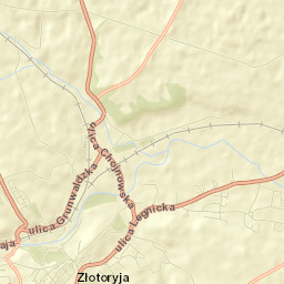 Złotoryja Street Map