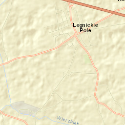 Legnickie Pole Street Map