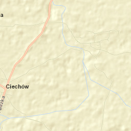 Ciechów Street Map