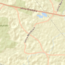 Leśnica-Ratyń-Pustki Street Map