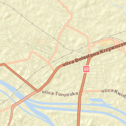 Rejon alei Kromera Street Map