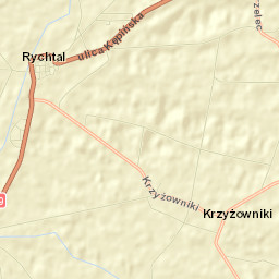 Rychtal Street Map