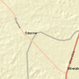 Ożarów Street Map
