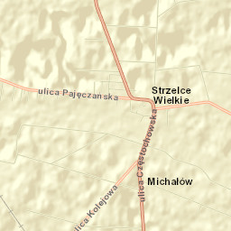 Strzelce Wielkie Street Map