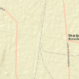 Skarżysko Kościelne Street Map