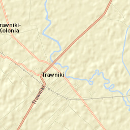 Trawniki Street Map