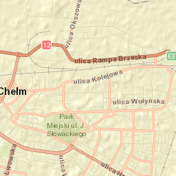 Chełm Street Map