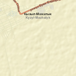 Kyzyl-Mazhalyk Street Map